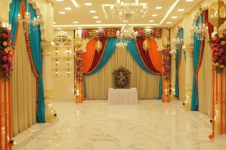 Main Decoration at Madhav Banquet